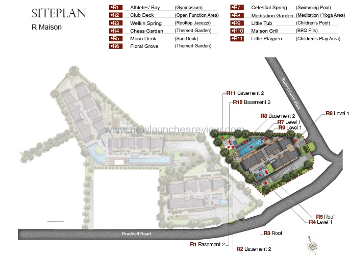 The Maisons Site Plan 2